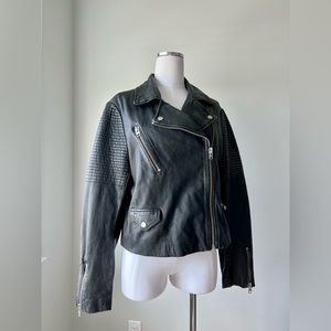 REAL Leather Top Shop Motorcycle Jacket😍😍 size 12